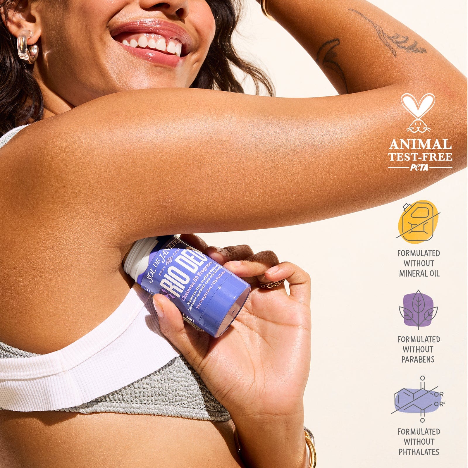 animal test-free peta formulated without mineral oil, formulated without parabens, formulated without phthalates