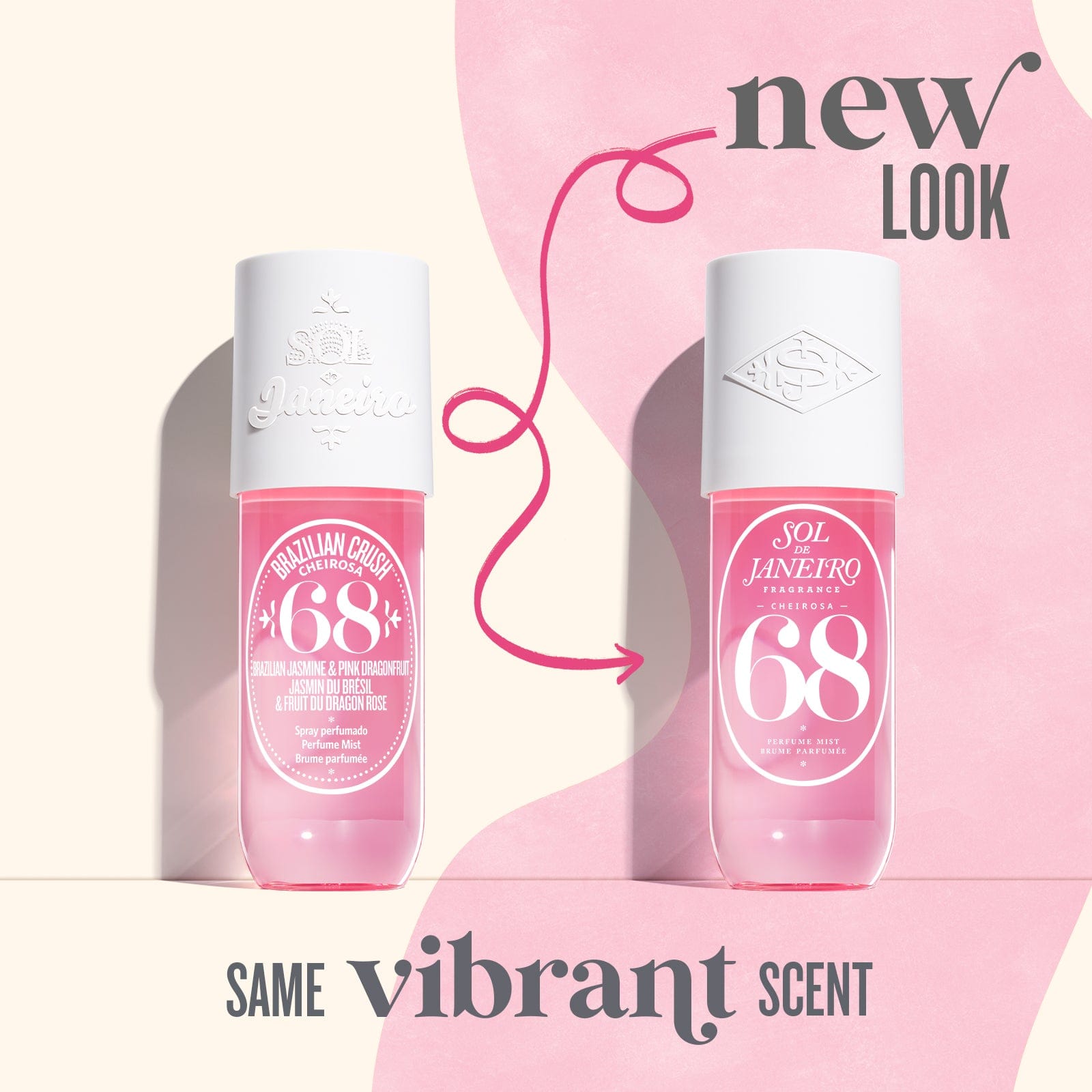 New look - same blooming & bright scent