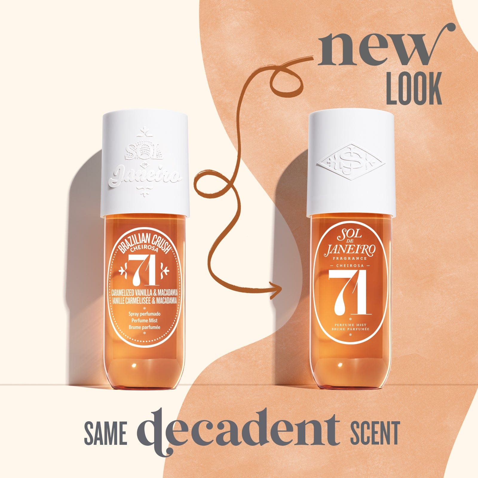 New look - same warm & cozy scent