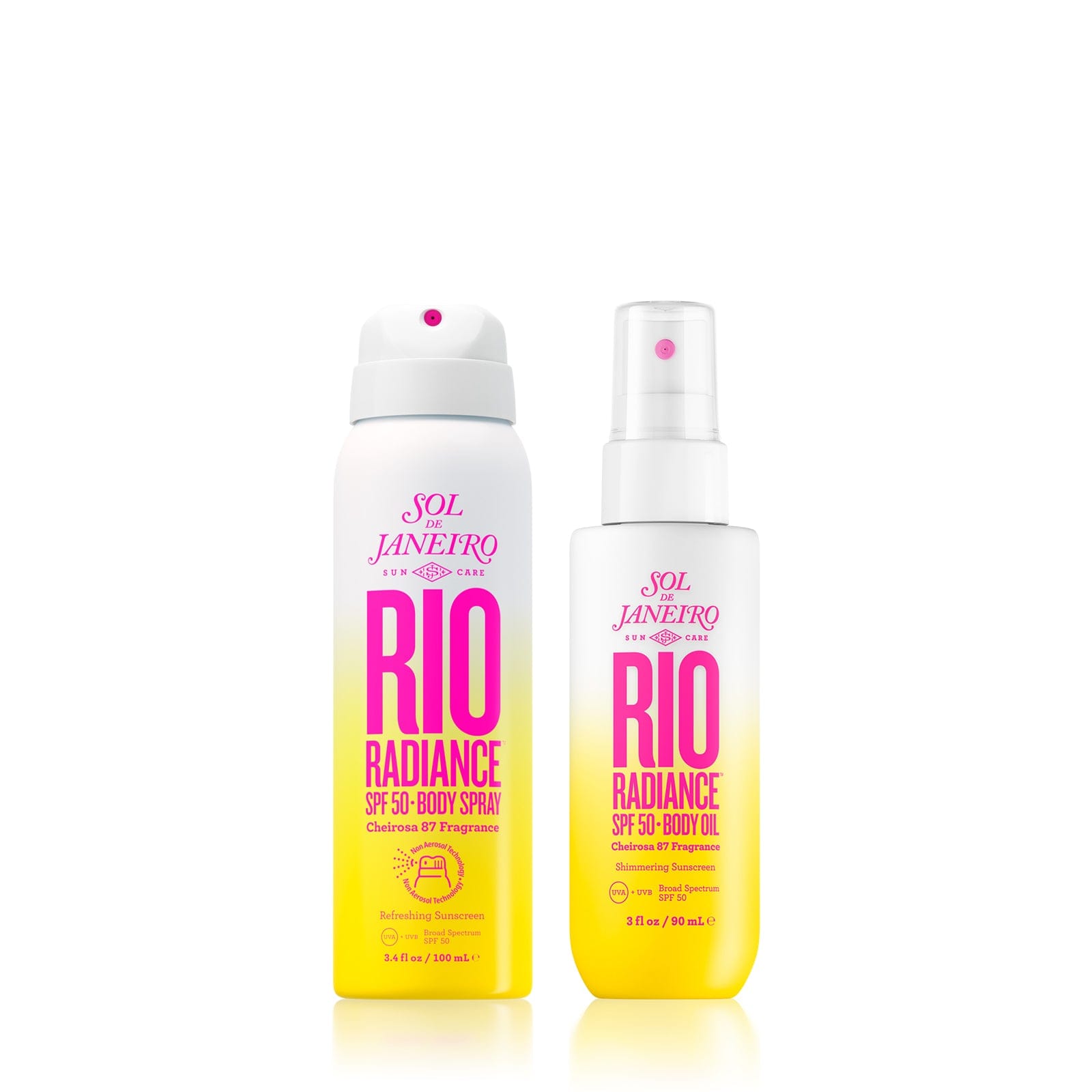 rio radiance spf oil and travel spray duo bundle