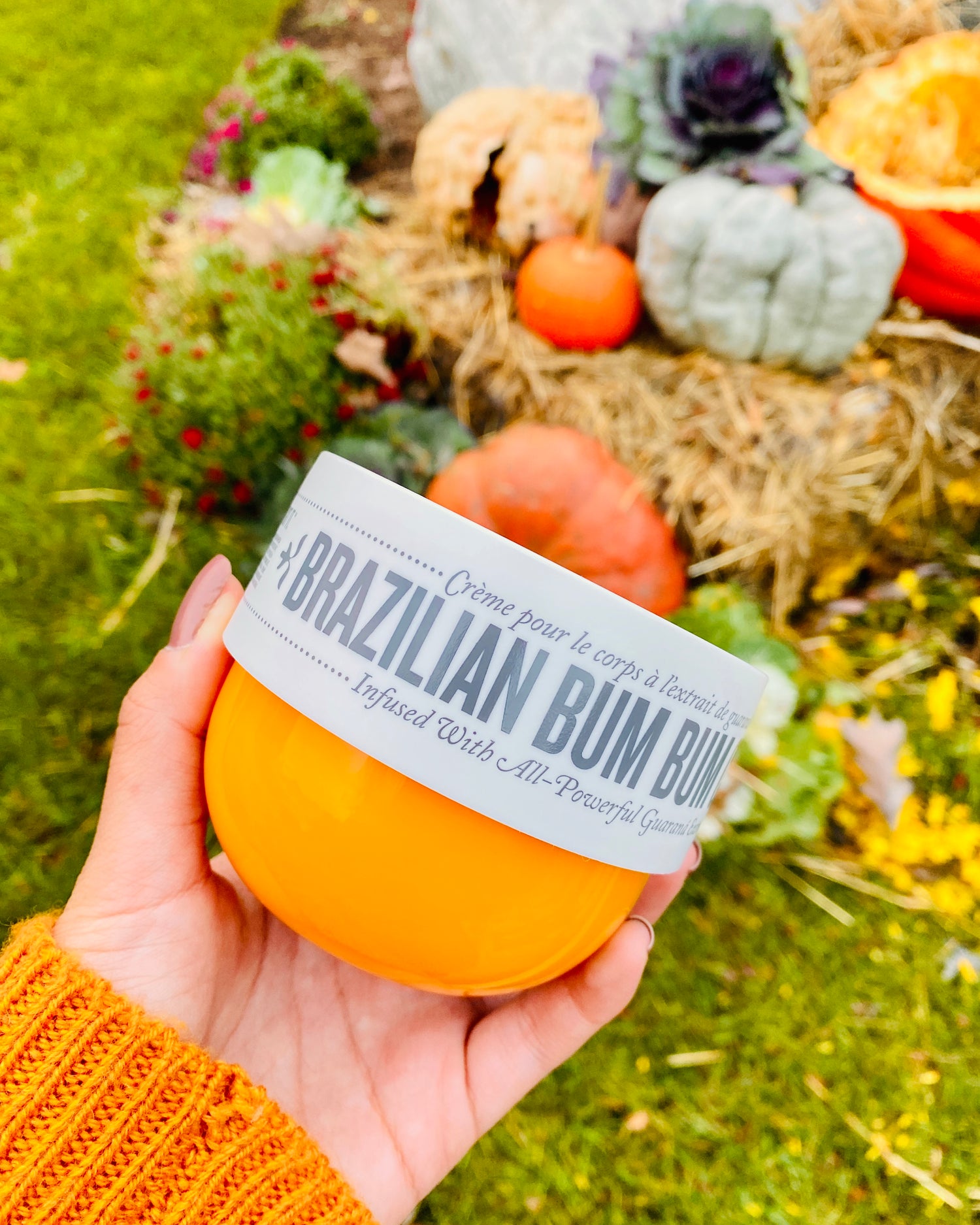 Brazilian Bum Bum Cream Halloween Pumpkin Patch