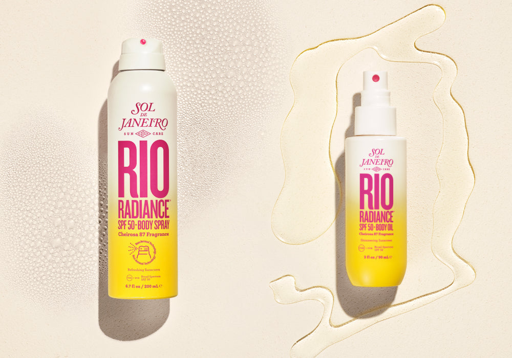 Rio Radiance SPF 50 Body Spray v. Rio Radiance SPF 50 Body oil Sol de Janeiro