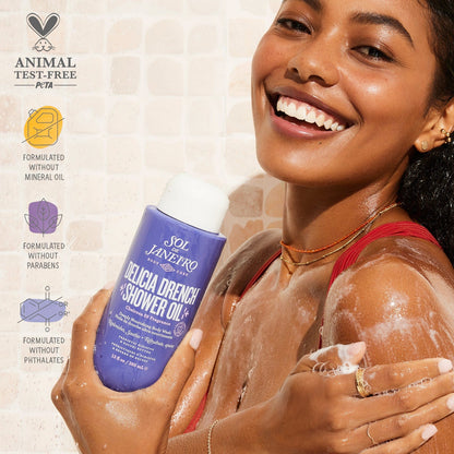 Animal test-free PETA formulated without mineral oil, formulated without parabens, formulated without phthalates