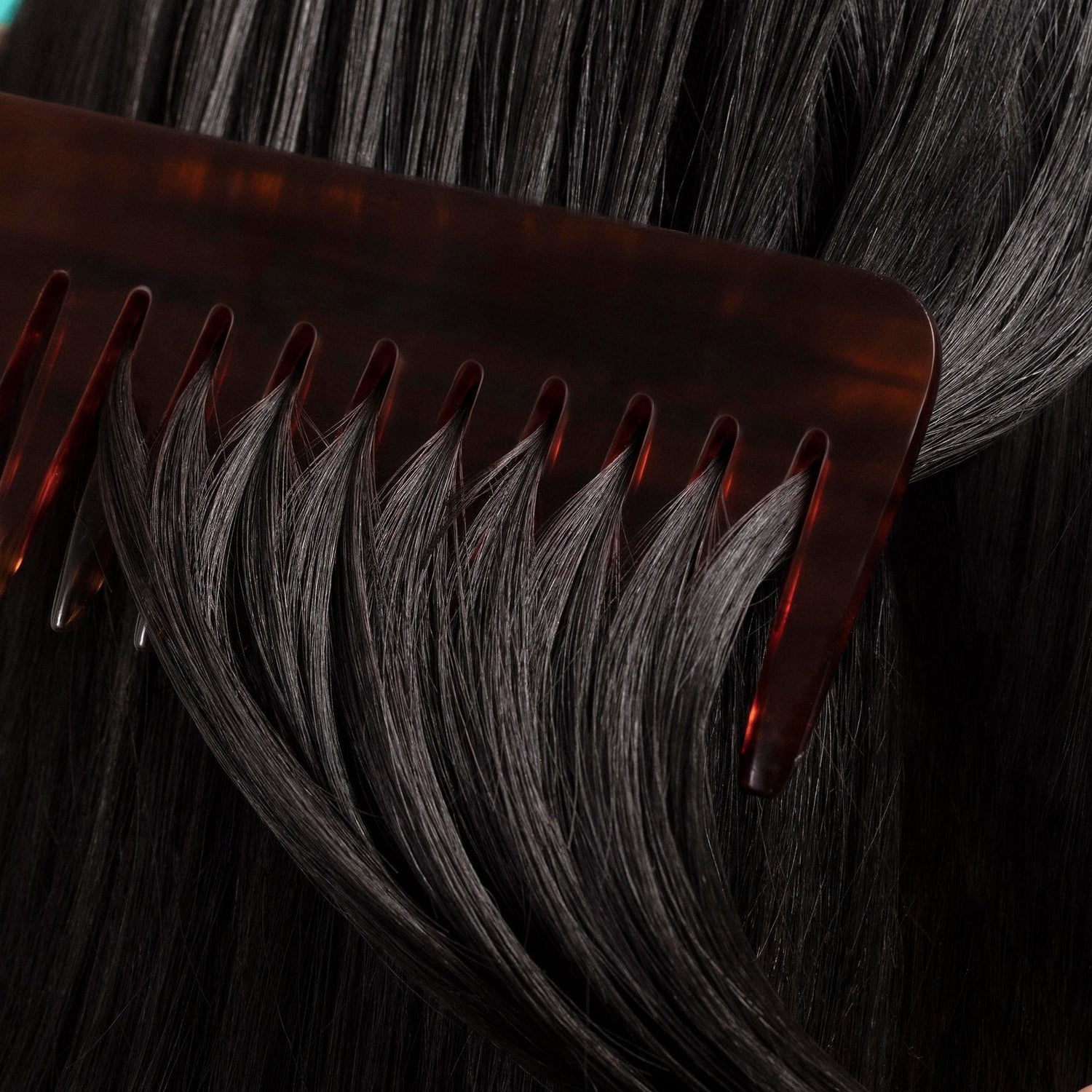 Picture of hair in comb