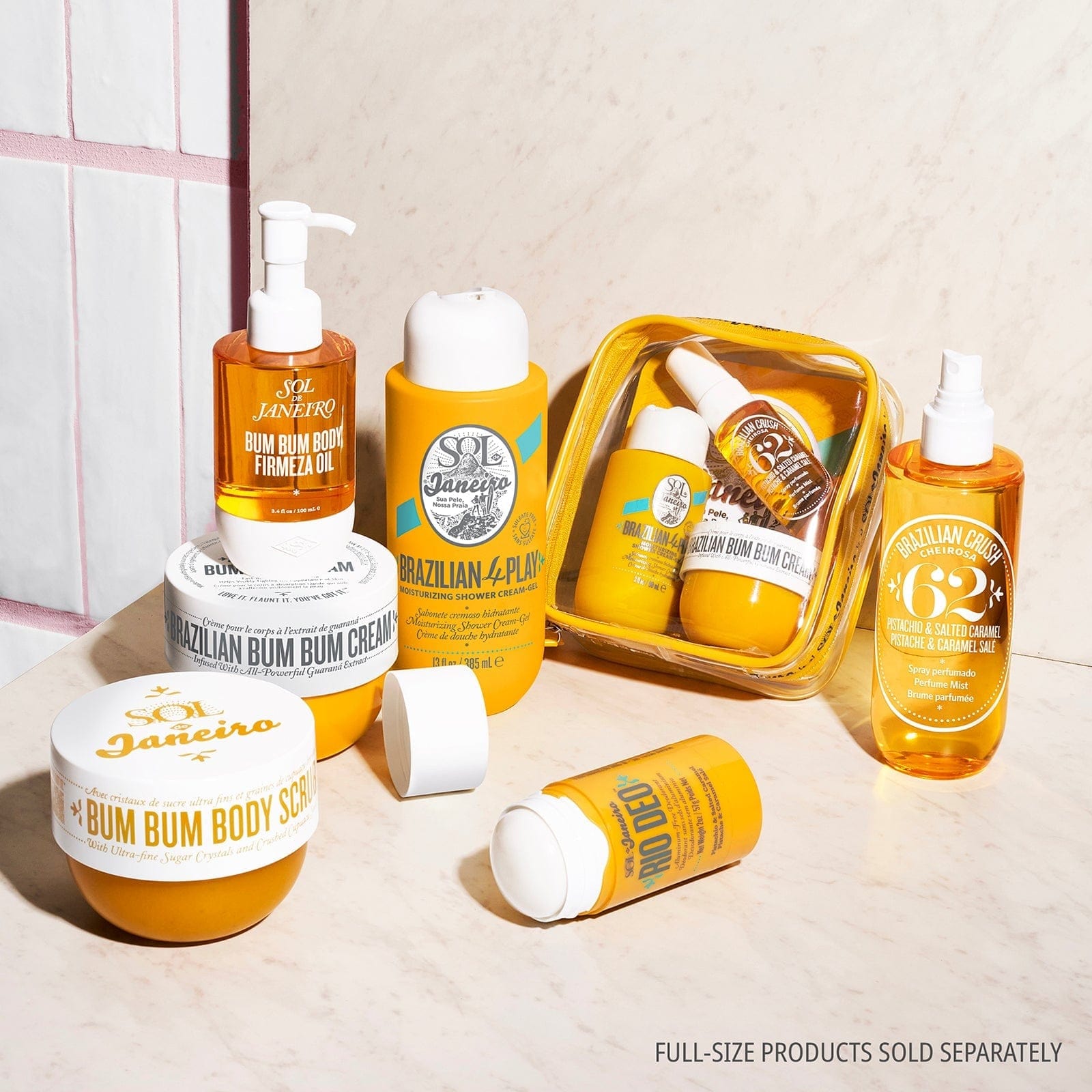 Full size products sold separately 