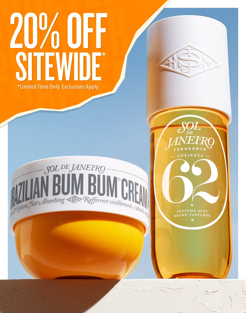 20% off sitewide* limited time only. exclusions apply
