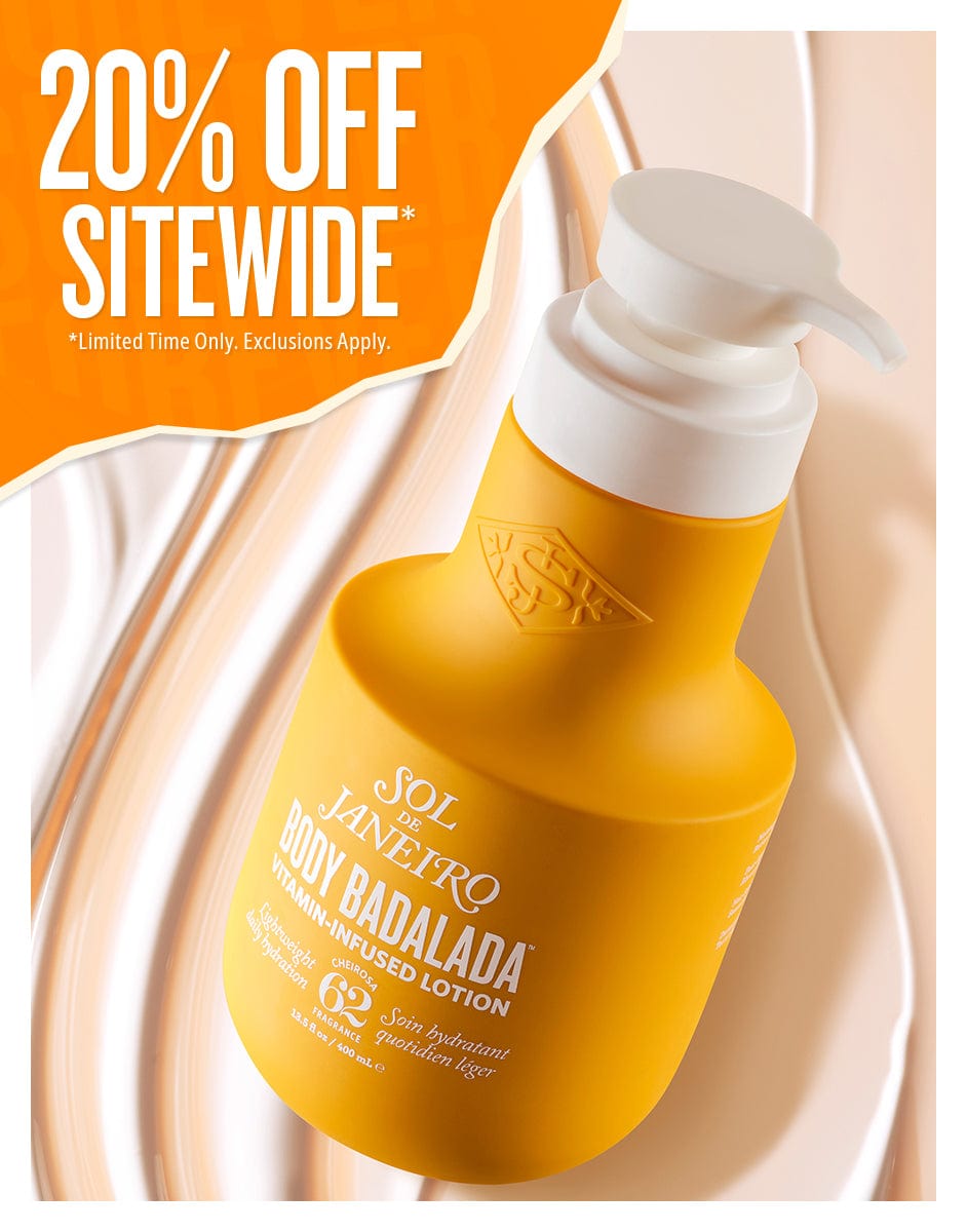 20% off sitewide* limited time only. exclusions apply