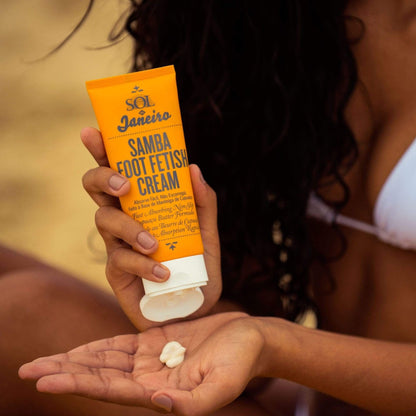 Samba foot fetish cream